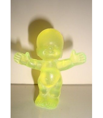 FIGURINE LES BABIES TRANSLUCIDE JAUNE N°2 (5x4,5cm)