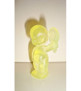 FIGURINE LES BABIES TRANSLUCIDE JAUNE (5x4cm)