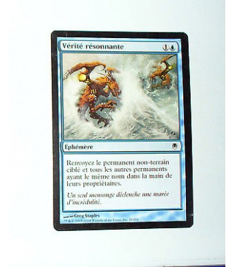VERITE RESONNANTE - EPHEMERE  - VF CARTE MTG MAGIC  