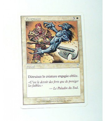 VENGEANCE - RITUEL - VF CARTE MTG MAGIC