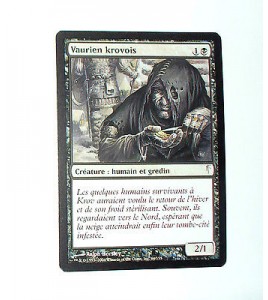 VAURIEN KROVOIS - CREATURE HUMAIN ET GREDIN  - VF CARTE MTG MAGIC 