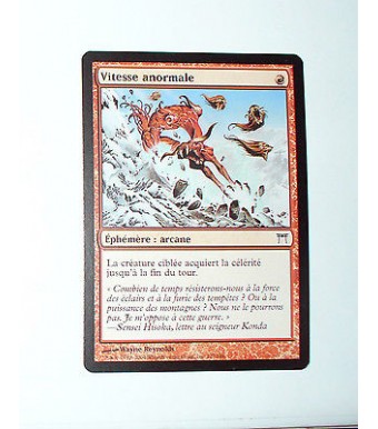 VITESSE ANORMALE - EPHEMERE ARCANE - VF CARTE MTG MAGIC  