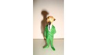 FIGURINE TINTIN ET MILOU HERGE - PROFESSEUR TOURNESOL ESSO BELVISION 73 (5x1,5c)