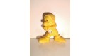 ESSO - FIGURINE GLUPS - 1970 -BLANCHE NEIGE ET LES 7 NAINS GRINCHEUX JAUNE (3cm)