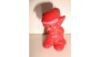 ESSO - FIGURINE GLUPS - 1970 -BLANCHE NEIGE ET LES 7 NAINS SIMPLET ROUGE (3cm)