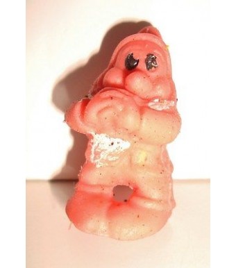 ESSO - FIGURINE GLUPS - 1970 -BLANCHE NEIGE ET LES 7 NAINS TIMIDE ROSE (3cm)