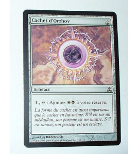CACHET D'ORZHOV - ARTEFACT - VF CARTE MTG MAGIC