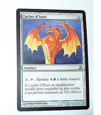 CACHET D'IZZET - VF CARTE MTG MAGIC 