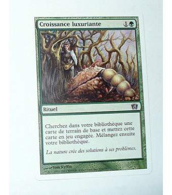 CROISSANCE LUXURIANTE - RITUEL - VF CARTE MTG MAGIC 