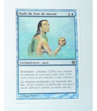 HUILE DE FOIE DE MORUE - ENCHANTEMENT AURA - VF CARTE MTG MAGIC