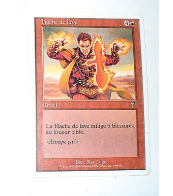 HACHE DE LAVE - RITUEL N°2 - VF CARTE MTG MAGIC  