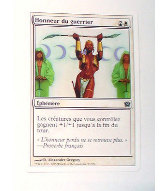 HORREUR DU GUERRIER - EPHEMERE - VF CARTE MTG MAGIC