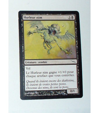 HURLEUR NIM - CREATURE ZOMBIE - VF CARTE MTG MAGIC