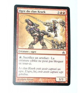 OGRE DU CLAN KRARK - CREATURE OGRE - VF CARTE MTG MAGIC