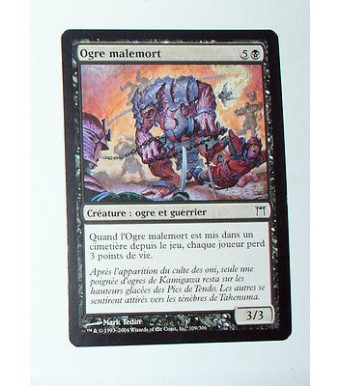 OGRE MALEMORT - CREATURE OGRE ET GUERRIER - VF CARTE MTG MAGIC