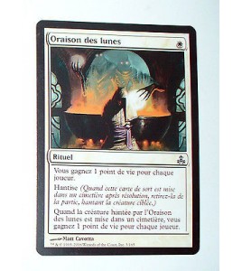 ORAISON DES LUNES - RITUEL - VF CARTE MTG MAGIC
