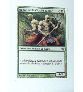 ORDRE DE LA CLOCHE SACREE - CREATURE HUMAIN ET MOINE - VF CARTE MTG MAGIC