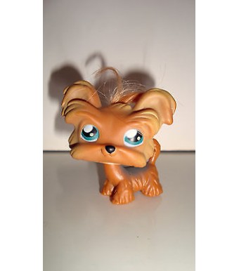 FIGURINE PET SHOP LITTLEST PET SHOP -  CHIEN YORKSHIRE DOG PERO