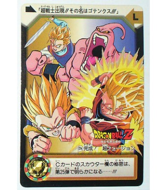 Carte GT Dragon Ball Heroes dbz RARE TBE bandai 1995 JAPAN original 21 n°507 