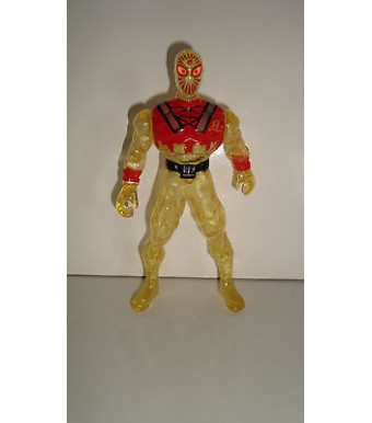 FIGURINE FAKE POWER RANGERS JAUNE SENTEI ARTICULE (14x8cm)