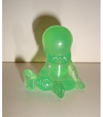 BABIES COULEUR VERT TRANSLUCIDE  N°3 (4x4cm)