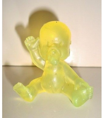 BABIES COULEUR JAUNE TRANSLUCIDE   N°2 (4x4cm)