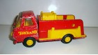 ANCIEN VEHICULE TONKA  CAMION DE POMPIER N TOLE FIRE (14x5cm)