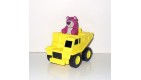 FIGURINE DISNEY PIXAR TOY STORY  3 - LOTSO L'OURS A LA FRAISE SUR CAMION BENNE 