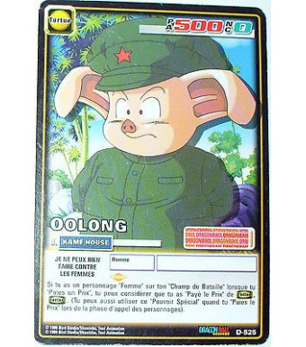 CARTE DBZ DRAGON BALL Z SERIE 6 D-525 OOLONG 