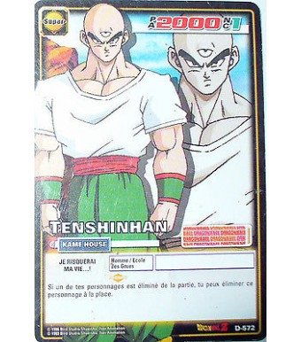 CARTE DBZ DRAGON BALL Z SERIE 6 D-572 TENSHINHAN  