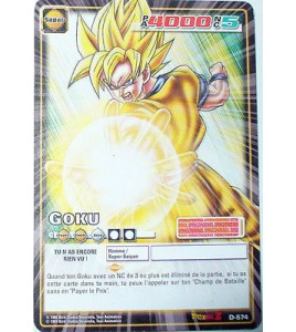 CARTE DBZ DRAGON BALL Z SERIE 6 D-574 GOKU