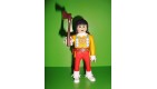 FIGURINE AIRGAM BOYS airgamboys FAR WEST INDIEN AVEC HACHE TOMAHAWK (10x4cm)