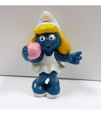  FIGURINE LA SCHTROUMPFETTE AVEC SALSEPAREILLE PEYO SCHLEICH