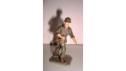 FIGURINE STARLUX - SOLDAT MILITAIRE AU PAS ABIME (5x2,5cm)