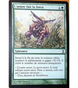 L'UNION FAIT LA FORCE - EPHEMERE - VF CARTE MTG MAGIC