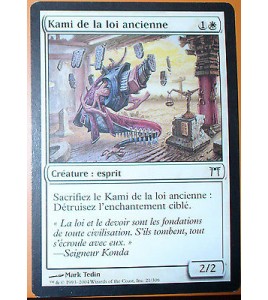 KAMI DE LA LOI ANCIENNE - CREATURE ESPRIT - VF CARTE MTG MAGIC