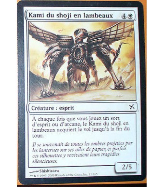 KAMI DU SHOJI EN LAMBEAUX - CREATURE ESPRIT  - VF CARTE MTG MAGIC