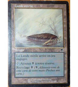 LANDE STERILE - TERRAIN -  VF CARTE MTG MAGIC