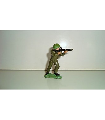 FIGURINE FIGUR BRITAINS - SOLDAT MILITAIRE FUSIL PLASTIQUE