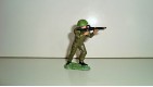 FIGURINE FIGUR BRITAINS - SOLDAT MILITAIRE FUSIL PLASTIQUE