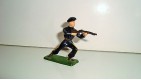 FIGURINE FIGUR STARLUX - SOLDAT BLEU MILITAIRE AVEC FUSIL N°2  