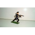 FIGURINE FIGUR STARLUX - SOLDAT BLEU MILITAIRE AVEC FUSIL N°2  