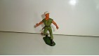 FIGURINE FIGUR STARLUX - SOLDAT MILITAIRE LANCE GRENADE ABIME