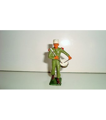 FIGURINE FIGUR STARLUX - SOLDAT MILITAIRE AVEC TAMBOUR BLANC 
