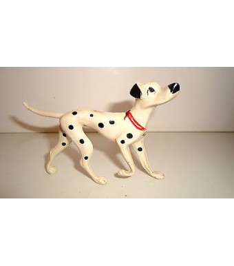 RARE FIGURINE VINTAGE JIM - WALT DISNEY LES 101 DALMATIENS PONGO N°2 (6x8cm)