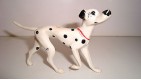 RARE FIGURINE VINTAGE JIM - WALT DISNEY LES 101 DALMATIENS PONGO N°3 (6x8cm)
