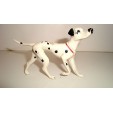RARE FIGURINE VINTAGE JIM - WALT DISNEY LES 101 DALMATIENS PONGO N°4 (6x8cm)