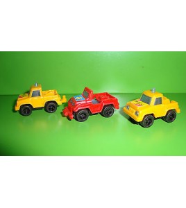 VEHICULE KINDER - LOT DE 3 VOITURES (3x1,5cm)                                317