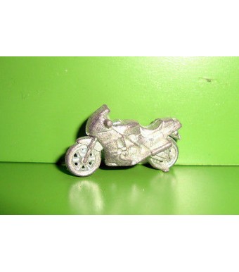 VEHICULE KINDER - MOTO GRISE (3cm)                                           318