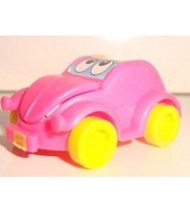 VEHICULE KINDER N°334 VOITURE ROSE PINK CAR (4x2,5cm)